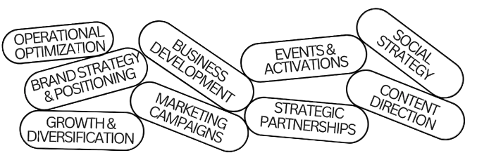 Services overview: brand strategy, creative direction, and strategic partnerships